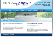 Tablet Screenshot of billericayhomecare.co.uk